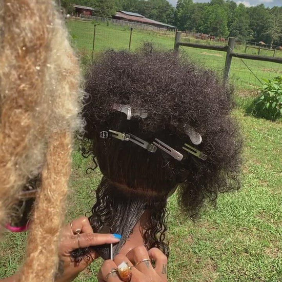 Celebrity Jerry Male Curly Coily Human Hair Manikin Head Model E341 –  Simply Manikins