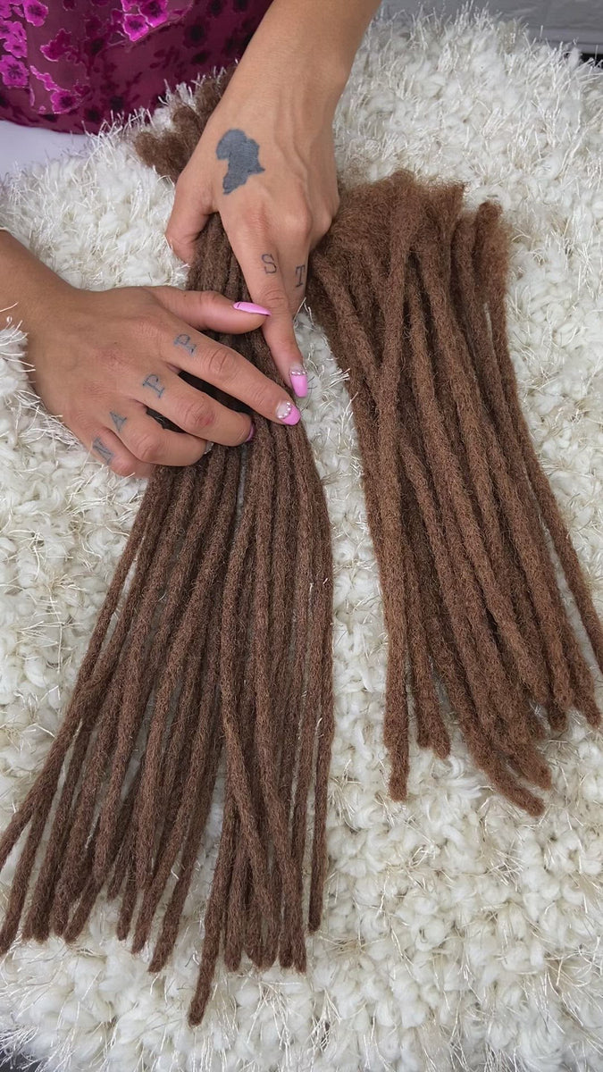 Caramel Brown Loc Extensions - Color #30 – Fashion Dreads