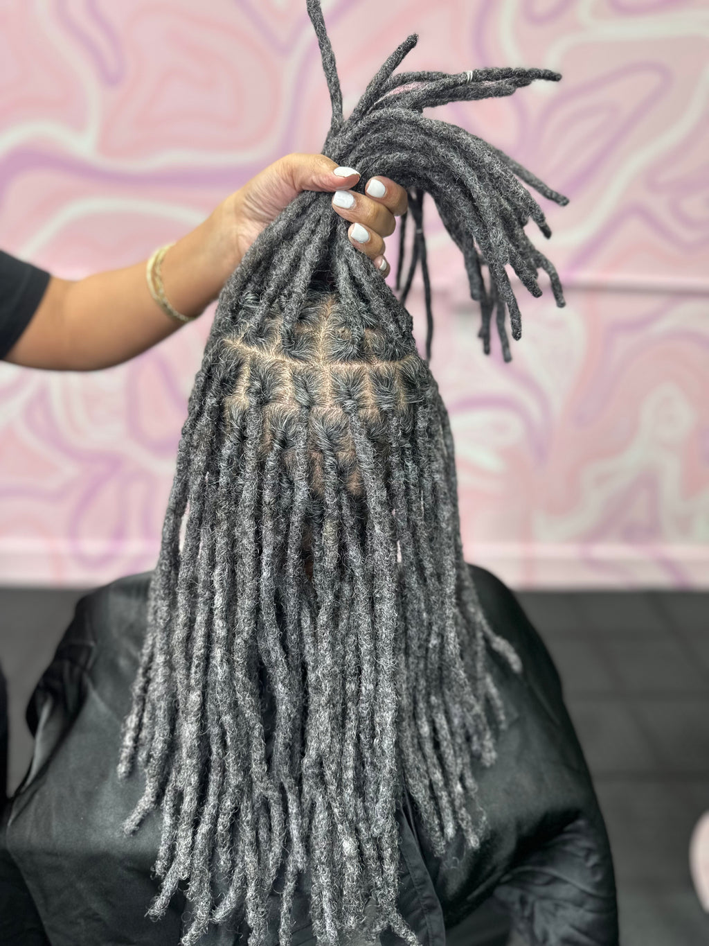 Silver Messy Loc Extensions